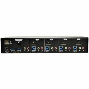 Tripp Lite series B004-DPUA4-K KVM Switchbox - 4 Computer(s) - 1 Local User(s) - 2560 x 1600 - 8 x USB - 5 x DisplayPort