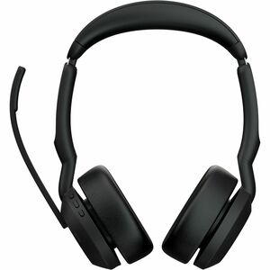 Jabra Evolve2 55 Wireless On-ear Stereo Headset - Binaural - Supra-aural - 3000 cm - Bluetooth - 20 Hz to 20 kHz - MEMS Te