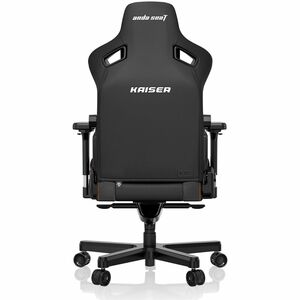 Anda Seat Kaiser 3 Series Premium Gaming Chair - For Gaming - PVC Leather, Linen, Fabric, Steel, Memory Foam, Metal - Black