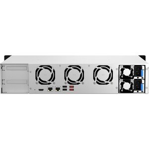 Système de stockage SAN/NAS QNAP TS-864EU-RP-8G - 8 x Total de compartiments - 4 Go Flash Memory Capacity - Intel Celeron 