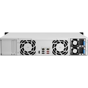 QNAP TS-1264U-RP-8G 12 x Total Bays SAN/NAS Storage System - 4 GB Flash Memory Capacity - Intel Celeron N5095 Quad-core (4