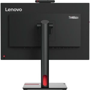 Lenovo ThinkVision T24mv-30 24" Class Webcam Full HD LCD Monitor - 16:9 - Raven Black - 60.5 cm (23.8") Viewable - In-plan