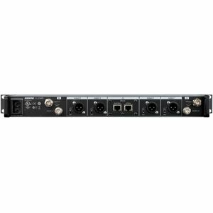 Shure ULXD4Q-GV Quad-Channel Digital Wireless Receiver - 534 MHz to 598 MHz Operating Frequency - 98.43 ft Operating Range