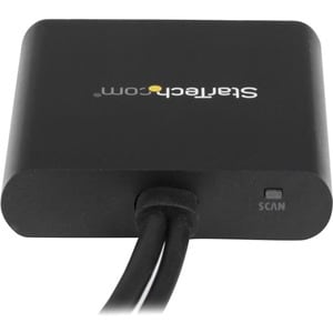 StarTech.com Signal Splitter - Plastic - 30 Hz to 60 Hz - 3840 × 2160 - 2 m Maximum Operating Distance - DisplayPort - USB