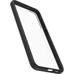 OtterBox React Case for Samsung Galaxy S23+ Smartphone - Black Crystal (Clear/Black) - Drop Resistant, Bacterial Resistant