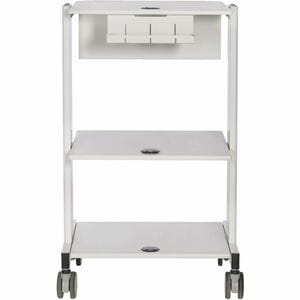 Eaton Tripp Lite Series Mobile Workstation with 2x Adjustable Shelves, 2x Metal Drawers, Locking Casters, TAA - 2 Shelf - 