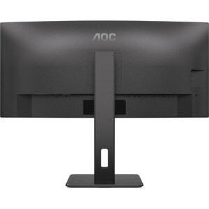 AOC CU34P3CV 34" Class UW-QHD Curved Screen LCD Monitor - 21:9 - Textured Black - 86.4 cm (34") Viewable - Vertical Alignm