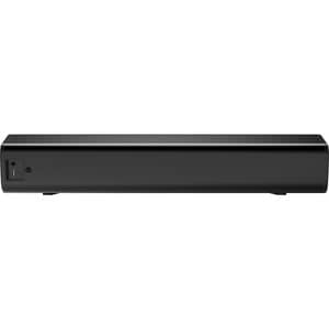 Creative Stage Air V2 2.0 Portable Bluetooth Sound Bar Speaker - 10 W RMS - Black - Desktop - 80 Hz to 20 kHz - Battery Re