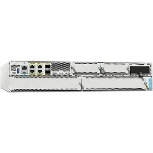 Cisco Catalyst 8300 C8300-2N2S-6T Router - 6 Portas - Porta de gestão - 7 - Gigabit Ethernet - IEEE 802.1Q - 2U - Montável