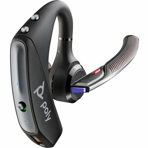 Poly Voyager 5200-M Office Headset + USB-C to Micro USB Cable TAA - Microsoft Teams Certification - Google Assistant, Siri