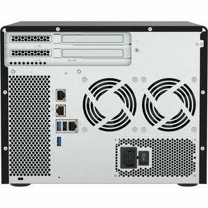 QNAP TS-855X-8G 8 x Gesamtzahl Einschübe SAN/NAS-Speichersystem - 5 GB Größe Flash-Speicher Atom C5125 Octa-Core 2,80 GHz 