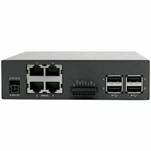 Tripp Lite series B093-004-2E4U Device Server - TAA Compliant - Twisted Pair - 2 x Network (RJ-45) - 4 x USB - 4 x Serial 