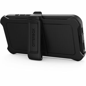 OtterBox Defender Carrying Case (Holster) Apple iPhone 15 Pro Max Smartphone - Black - Drop Resistant, Scrape Resistant, D