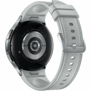 Samsung Galaxy Watch6 Classic (Bluetooth + 4G, 47mm) - 47 mm - Bluetooth - Silver - Leather Band Material - LTE