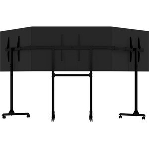 Next Level Racing Höhenverstellbar Monitorständer - Bildschirmgr�ße: Bis zu 65 Zoll (165,10 cm) - 70 kg TragfähigkeitDispl