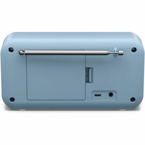 Sharp Tuner - Tragbar, Desktop - Blau - 20 x FM, 20 x DAB, 20 x DAB/DAB+ - LED Display - Kabellos - Bluetooth - USB - Kopf