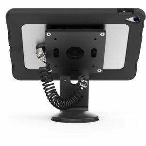 Support pour tablette PC Compulocks - Paysage, Portrait - Acier - Noir - Base pivotante, Fixation adhésive, Angle de visua