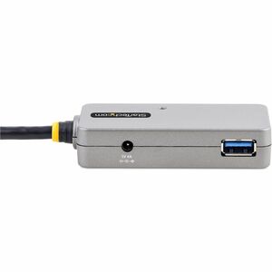 StarTech.com USB Hub - USB 3.2 (Gen 1) Type A - Silver Black - 4 Total USB Port(s)