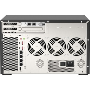 QNAP, QNAP TVS-H1288X-W1250-16G SAN/NAS Storage System - Intel Xeon W-1250 Hexa-core (6 Core) 3.30 GHz - 8 x HDD Supported