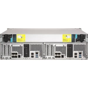QNAP, QNAP Enterprise ZFS NAS ES1686DC-2142IT-128G SAN/NAS Storage System - 2 x Intel Xeon D-2142IT Octa-core (8 Core) 1.9