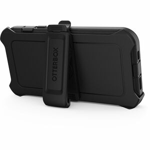 OtterBox Defender Carrying Case (Holster) Apple iPhone 15, iPhone 14, iPhone 13 Smartphone - Black - Drop Resistant, Scrap