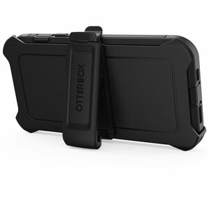 OtterBox Defender Series Pro Rugged Carrying Case (Holster) Apple iPhone 15, iPhone 14, iPhone 13 Smartphone - Black - Dro