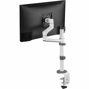 Neomounts Mounting Arm for Monitor - White - Height Adjustable - 1 Display(s) Supported - 43.2 cm to 68.6 cm (27") Screen 
