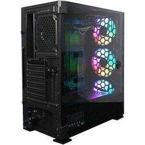 Yeyian Hollow YGH-49703 Gabinete para computadora gamer - ITX, Micro ATX, ATX, EATX Placa base admitida - Media Torre - Vi