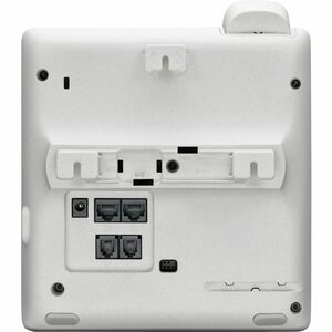 Poly Edge E220 IP Phone - Corded - Corded/Cordless - Bluetooth - 3 Multiple Conferencing - Desktop, Wall Mountable - White