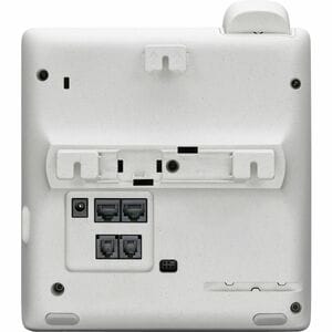 Poly Edge E220 IP Phone - Corded - Corded/Cordless - Bluetooth - 3 Multiple Conferencing - Desktop, Wall Mountable - White