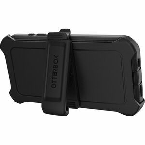 OtterBox Defender Rugged Carrying Case (Holster) Apple iPhone 15 Pro Smartphone - Black - Drop Resistant, Shock Absorbing,