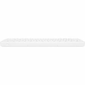 HP Compact 350 Keyboard - Wireless Connectivity - White - Bluetooth - 5.2 - Windows 11, Windows 10, Mac OS, ChromeOS, Andr