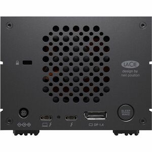 LaCie 2big Dock STLG48000400 2 x Total Bays DAS Storage System - 48 TB HDD - 48 TB Installed HDD Capacity - Thunderbolt 4 