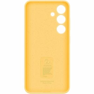 Samsung Case for Samsung Galaxy S24 Smartphone - Yellow - 1 - Damage Resistant, Scratch Resistant - Silicone