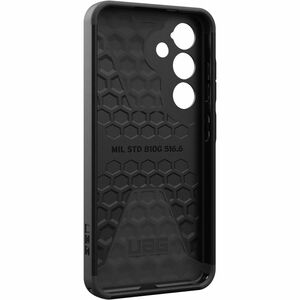 Urban Armor Gear Civilian Rugged Case for Samsung Galaxy S24 Smartphone - Hexagon Pattern - Black - Shock Absorbing, Drop 