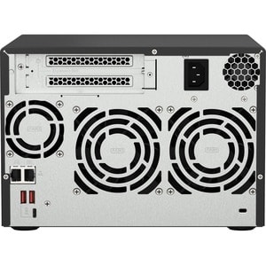 QNAP - AMD Ryzen V1500B Quad-core (4 Core) 2.20 GHz - 6 x HDD Supported - 0 x HDD Installed - 6 x SSD Supported - 0 x SSD