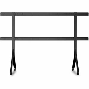 ViewSonic Display Stand - 180 kg Load Capacity - Floor Stand - Aluminium Alloy - Black - For Display Screen, LED - Easy to