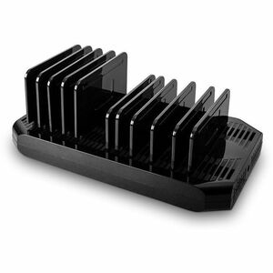 LINDY Kabelgebundenes Cradle für Tablet-PC, Smartphone - 10 Steckplatz/-plätze - Ladefunktion - USB Typ-A, USB-Typ C - 10 