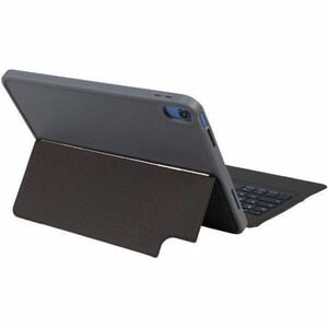 DEQSTER Slim Robust Tastatur/Cover für 27,7 cm (10,9 Zoll) Apple iPad (7. Generation), iPad (8. Generation), iPad (9. Gene