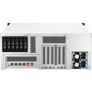 QNAP TS-h3087XU-RP-E2378-64G SAN/NAS Storage System - 1 Xeon E-2378 Octa-core (8 Core) 2.60 GHz - 30 x HDD Supported - 0 x