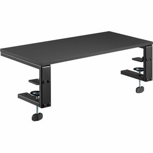 V7 DT1RSC Clamp Mount for Monitor, Printer - V7 Monitor Riser Stand with Clamp - 3-in-1 Configurable Monitor riser -Comput