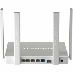 KEENETIC Hero (KN-1011), Router 4 porte 1Gbps, 1 porta combo RJ45/SFP 1Gbps, Wi-Fi 6 AX1800, Mesh, VPN, Parental Control, 