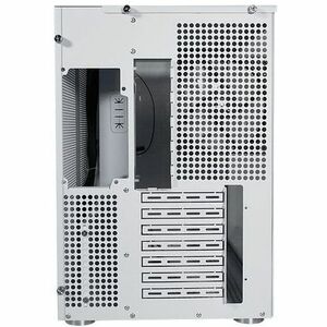 Naceb Nova Gabinete para computadora gamer - ATX, Micro ATX, Mini ITX Placa base admitida - Vidrio templado - Blanco - 10 