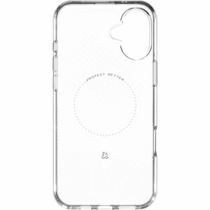 ZAGG Luxe Snap Case for Apple iPhone 16 Plus Smartphone - Ripple Pattern, Textured Edges - Clear - Drop Resistant, Anti-sl