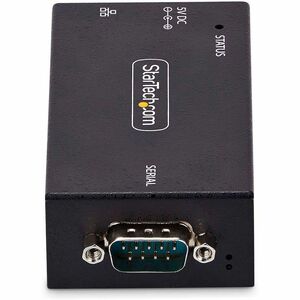StarTech.com 1-Port Serial to Ethernet Adapter, IP Serial Device Server For Remote RS232 Devices, Wall/DIN Rail Mount, LAN
