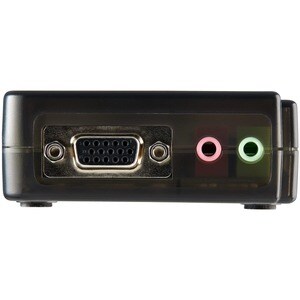 4 Port Black USB KVM Switch Kit with Cables and Audio - desktop KVM Switch - VGA KVM Switch - USB KVM Switch 4 Port