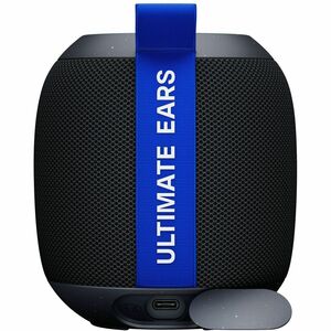 Ultimate Ears WONDERBOOM PLAY Portable Bluetooth Speaker System - Active Black - Battery Rechargeable - USB - 1 Piece