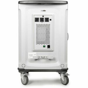Rocstor Volt C32 Charging Cart - 0 Shelf - 3 Drawer - 4 Casters - 5" Caster Size - Steel, Rubber - 21.74" Width x 32.29" D