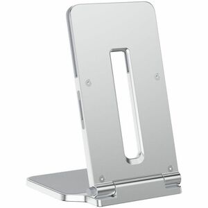 Kensington Elevated Stand for Surface - Desktop - Platinum - For Tablet, Workstation - Tilt, Compact, Portable, Foldable, 