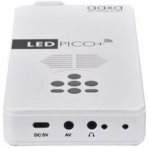 AAXA Technologies pico+ KP-101-04 DLP Projector - 16:9 - Portable - White - 1920 x 1080 - Front - 1080p - Full HD - 1,000: